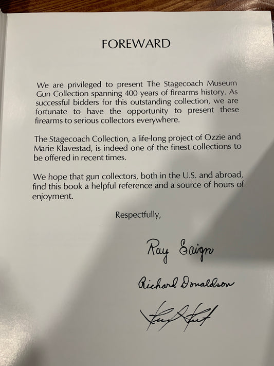BOOKS - The Stagecoach Museum Gun Collection