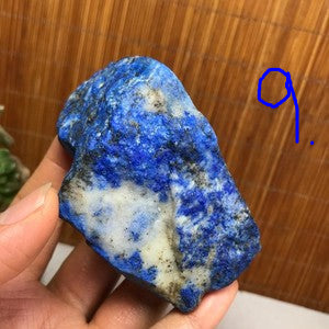 Unpolished/Raw Lapis Lazuli specimens -106 g. - 164 g.