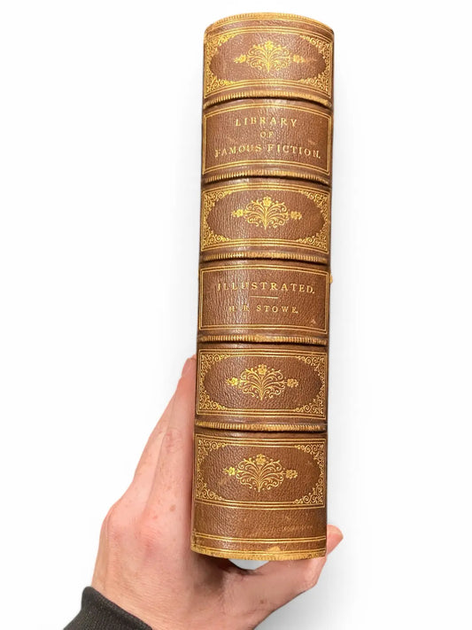 BOOKS - "A Library of Famous Fiction" by Harriet Beecher Stowe,