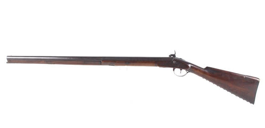 Boston marked half stock percussion with brass tacking 👌