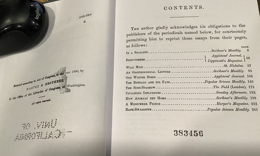 BOOKS - "Friends Worth Knowing" - by Ernest Ingersoll