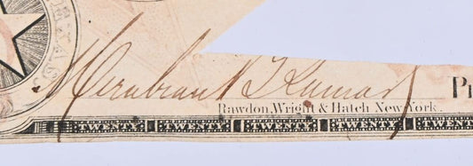 Republic of Texas - Mirabeau Lamar Signed $20 Note