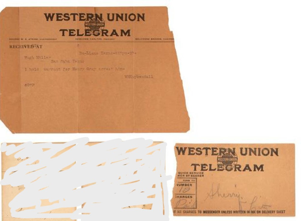 Historic Texas Papers - Legal papers