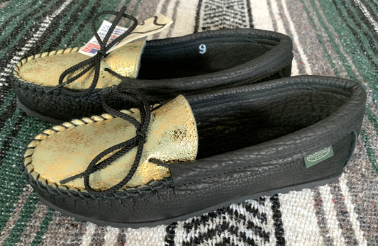 Footskins - Ladies indoor/outdoor Gold Toe moc