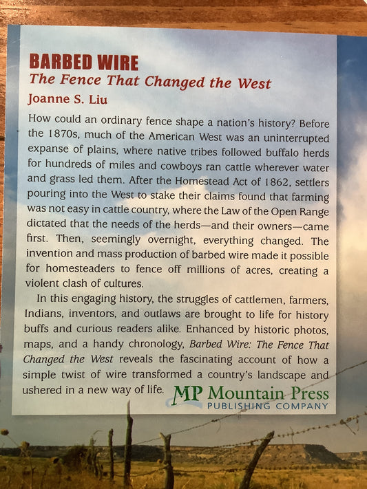 Books - Barbed Wire / The Fence That Changed the West