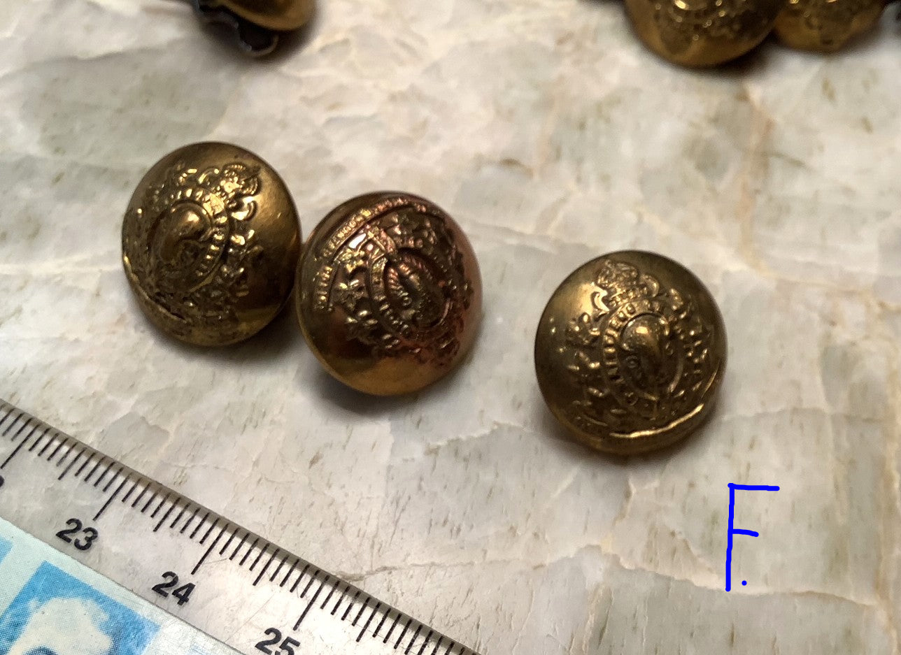 R.C.M.P uniform buttons