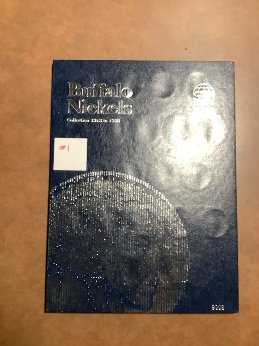 Buffalo Nickel - Collection 1913-1939: Whitman folder with some coins