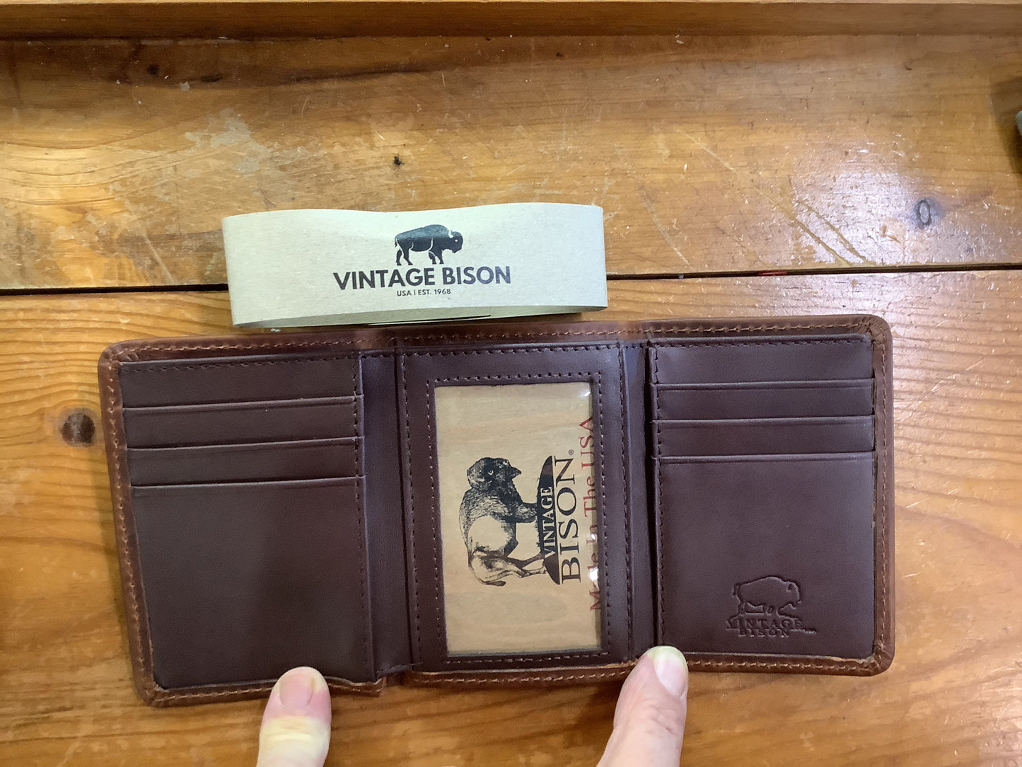 Vintage Bison Phoenix Leather Wallet 201 202 203 204