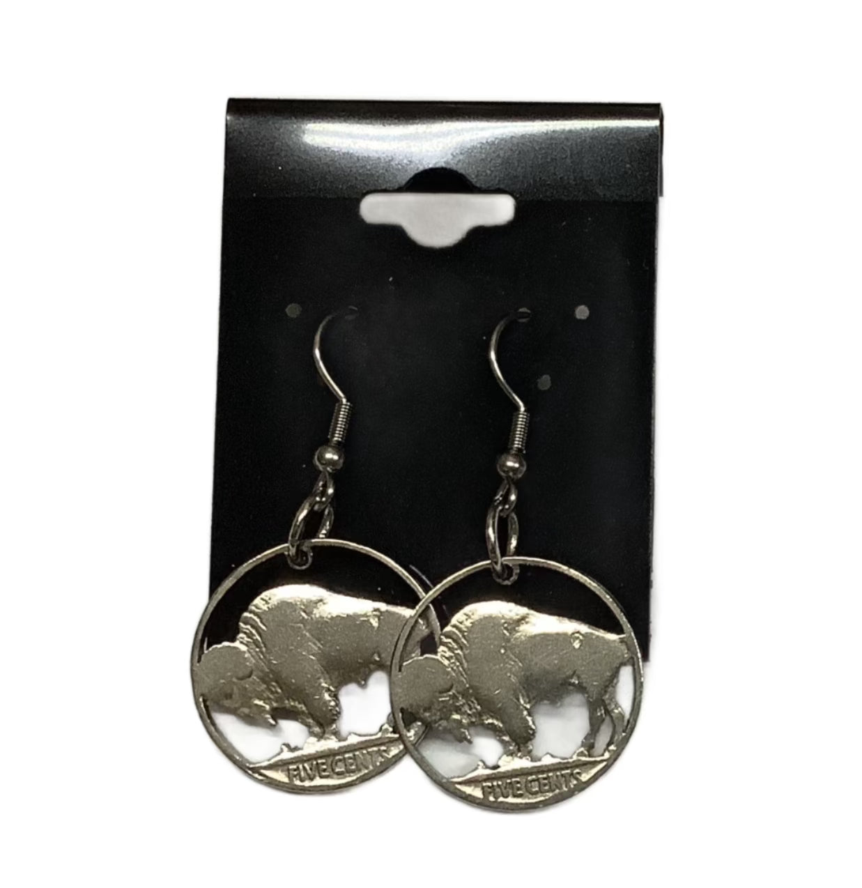 R & R Legacy Studio (New Hampshire)- Genuine Buffalo Nickel - Cut Coin Jewelry