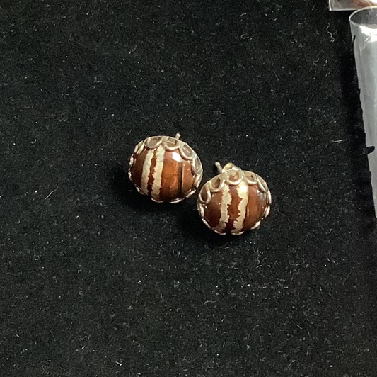 Ivory Jacks - Open Petal Mammoth Tooth Earrings