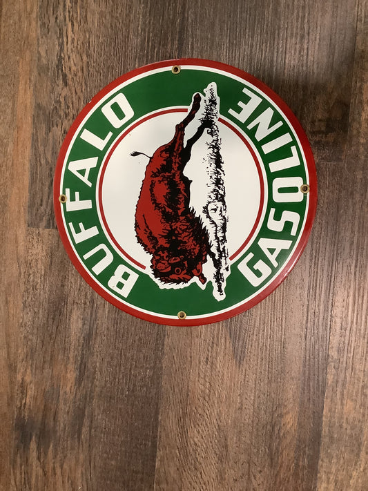Buffalo Gasoline Metal Sign