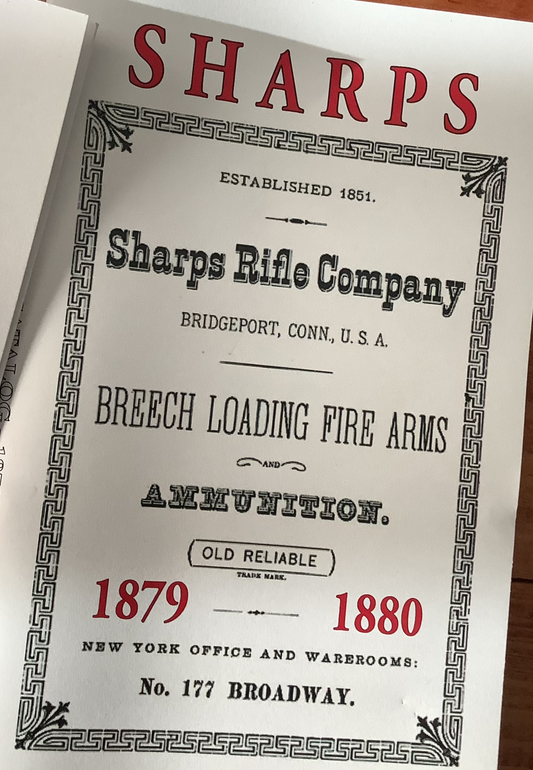 BOOKS - Sharps Rifle Company - 1800's Catalog Reprints and one more