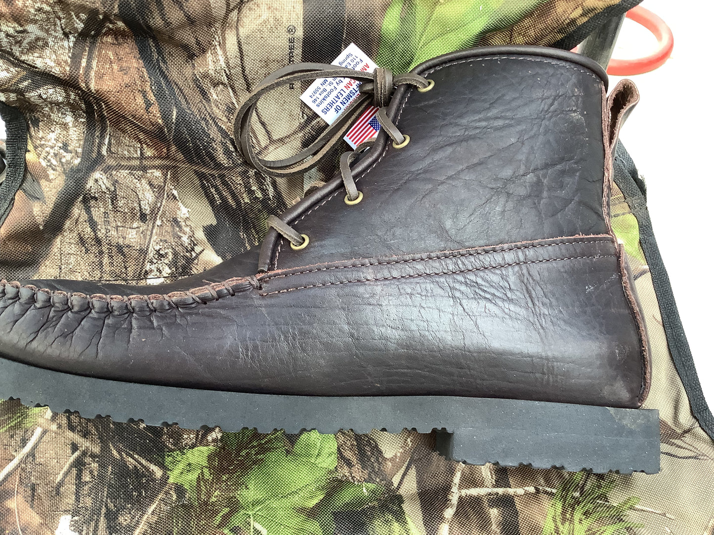 Footskins "Herd Wear" NEW Heavier, Waxy Bison Leather Walking boots. B 4540-H