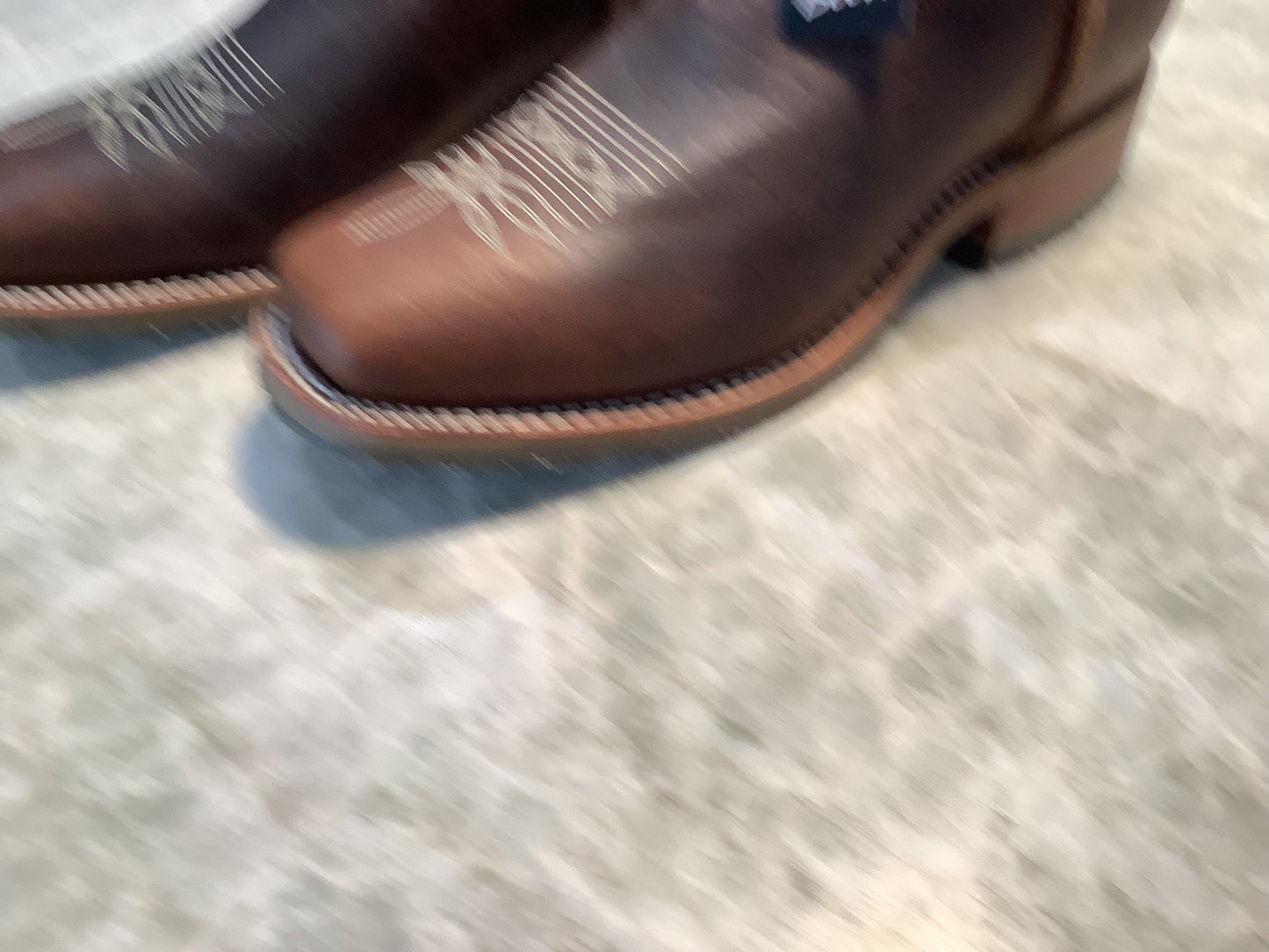 Double H Bison Leather Boots - our last pair