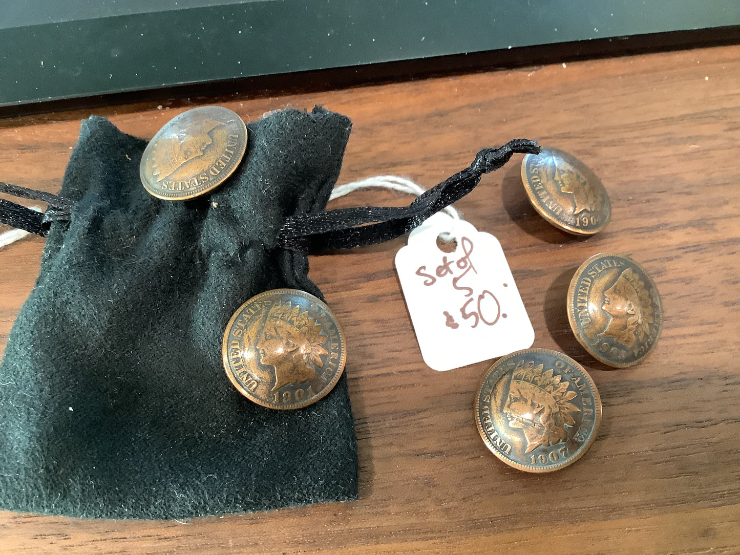 Indian Head Penny buttons