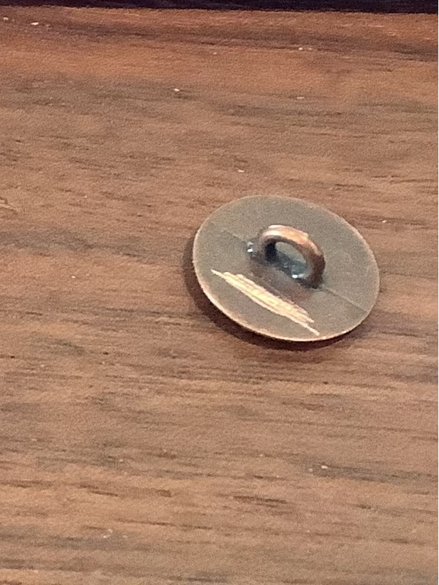 Copper colored (or very likely actual copper) Buffalo Nickel style buttons
