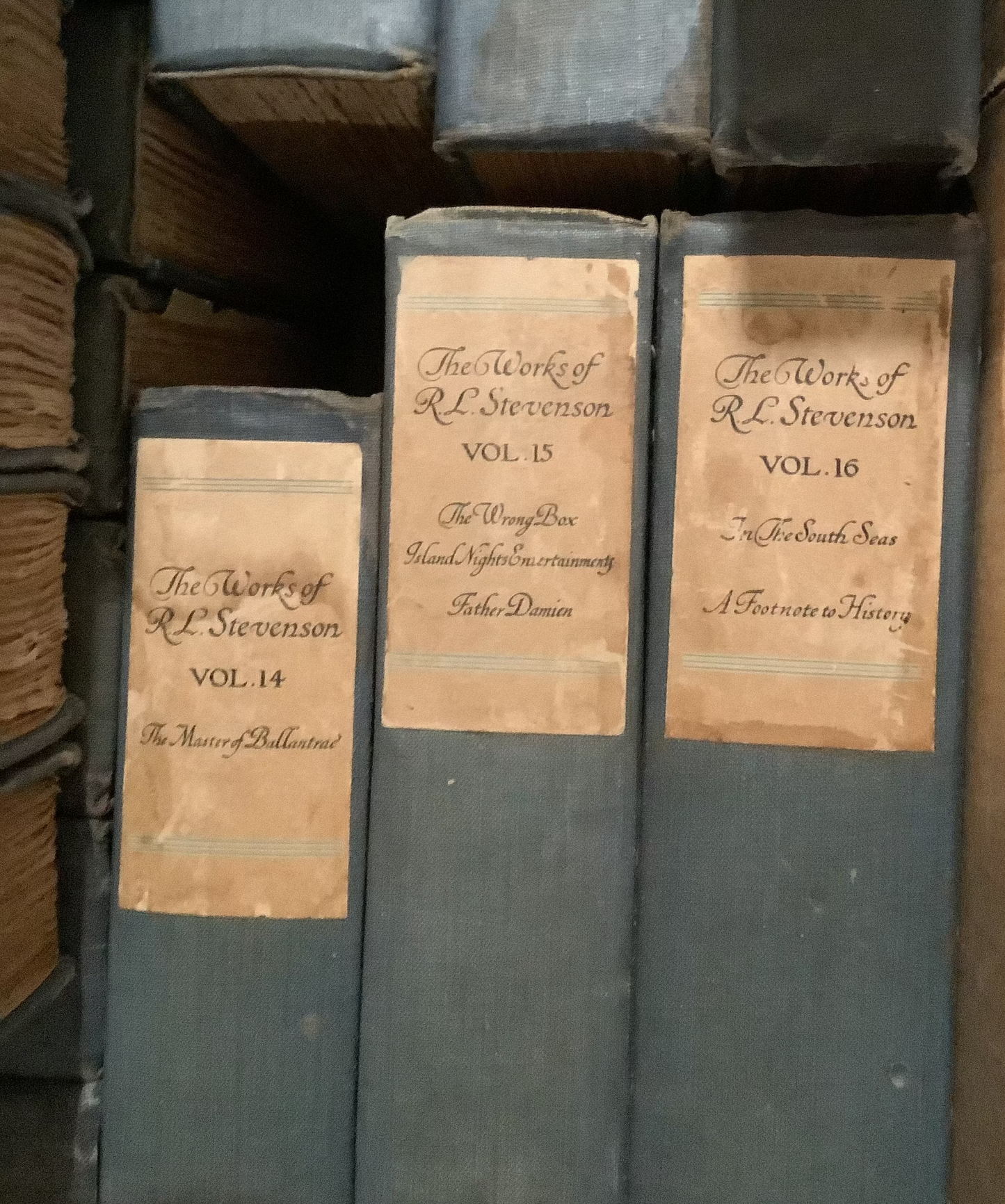 BOOKS - 25 of a 26 Volume Set - The Works of R. L. Stevenson