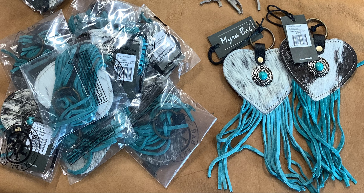 WHOLESALE LOTS #13 - "Love" leather keychains