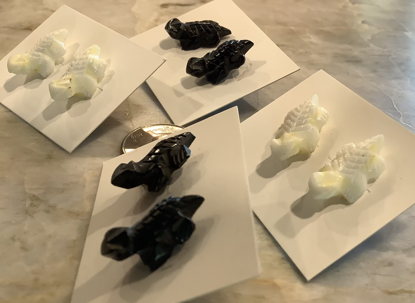 WHOLESALE LOT #53 - Onyx Horn Frogs/ Horn Toads - 4 pair in this Lot