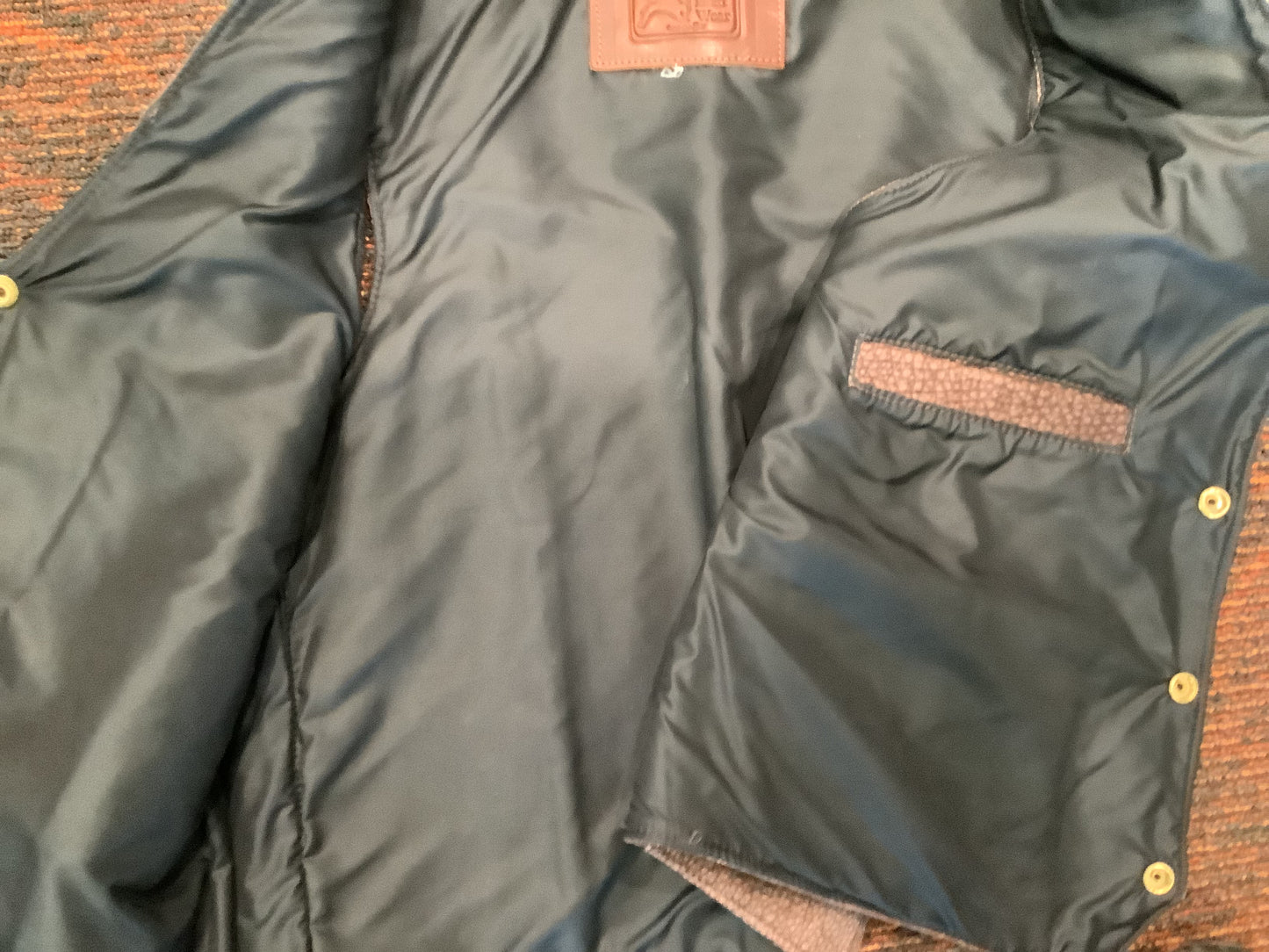 2026 BEST VEST SALE - BISON LEATHER VEST - Medium