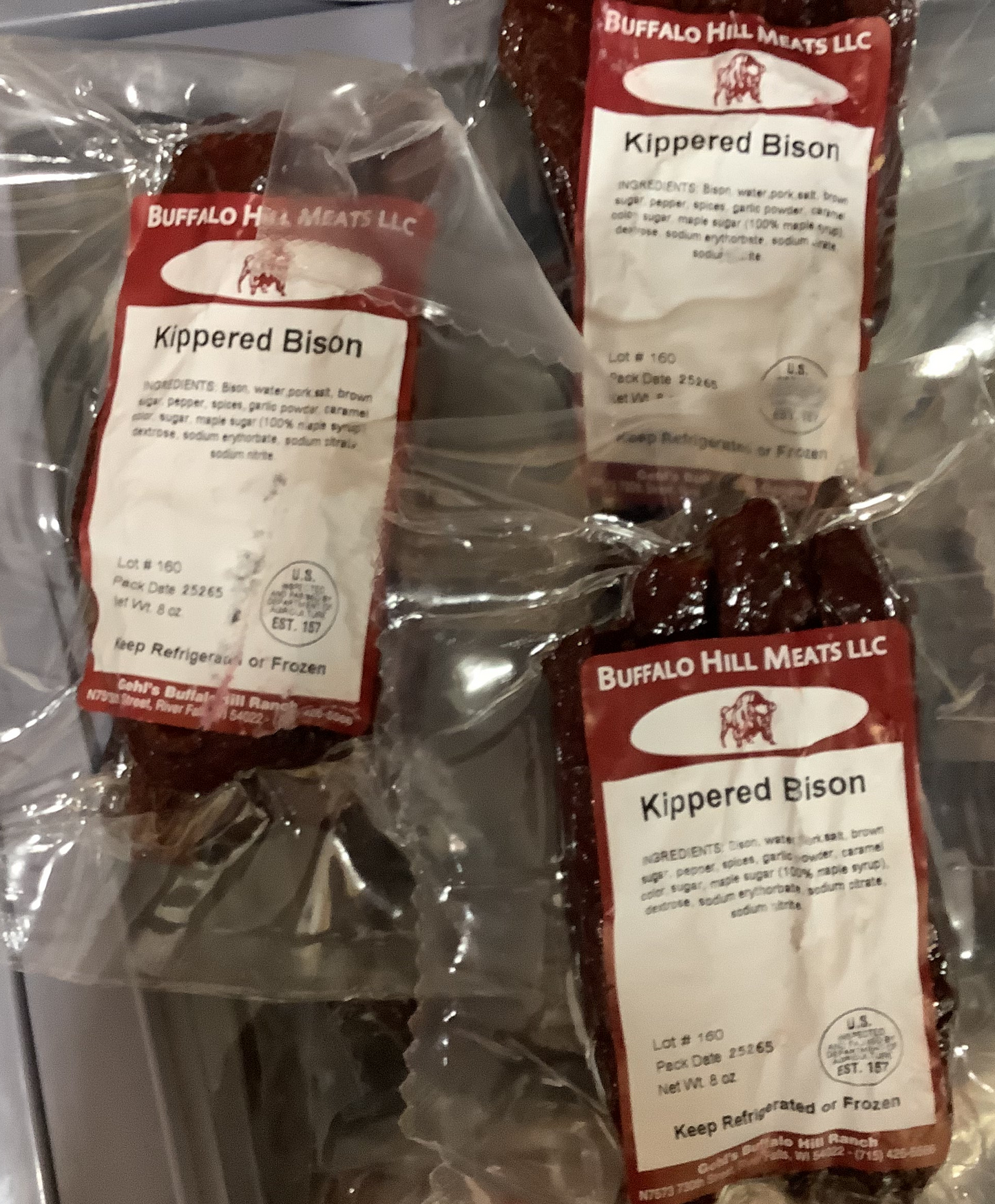 Gehl' - Bison kippered Jerky
