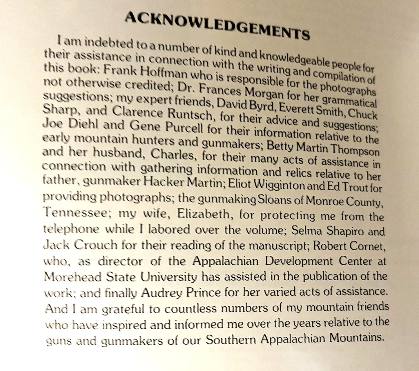 BOOKS - Guns and Gunsmithing Tools of Southern Appalachia