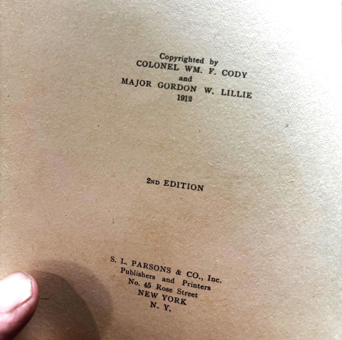 BOOKS - Stirring Lives of Buffalo Bill and Pawnee Bill - 1912 Second Edition