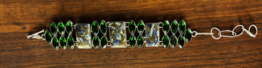 Lapis Lazuli composite bracelet