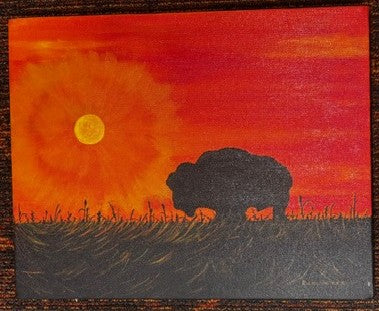 (only one left!!) Jace Richard - Original art; smaller pieces just $100.00 framed