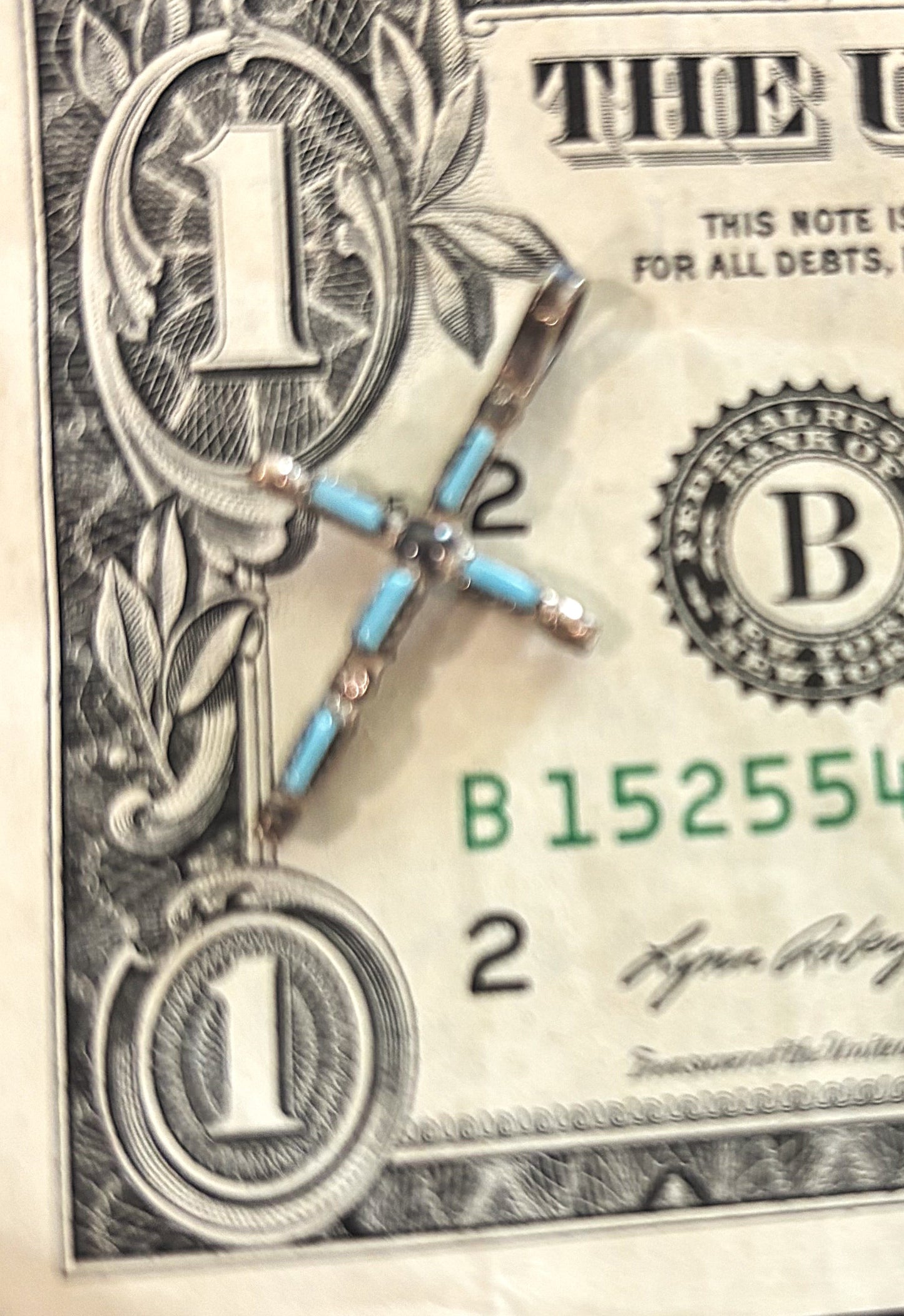 Just a few older Sterling Silver, Coral and/or Turquoise Cross Pendant - Vintage pieces