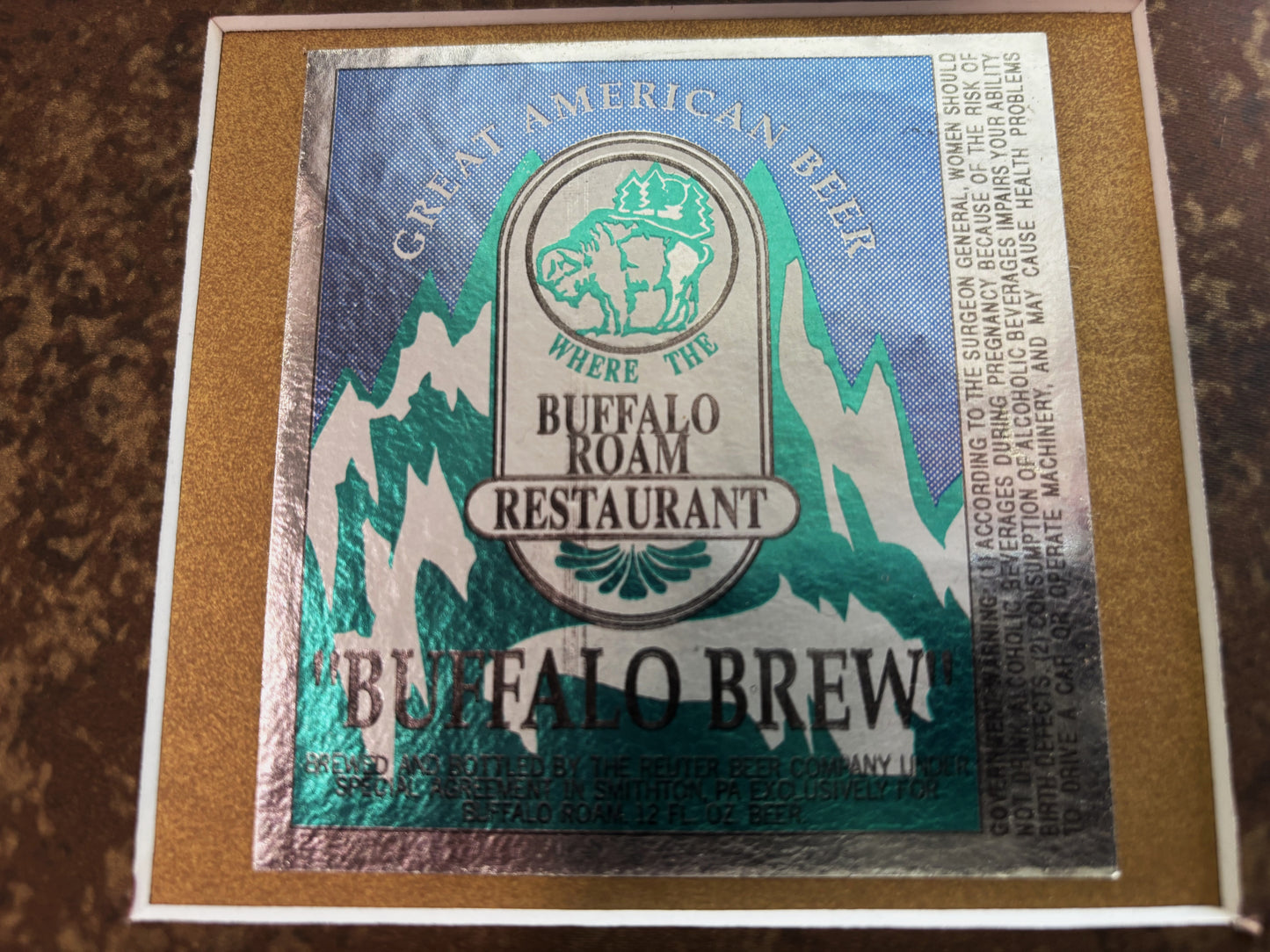 Bison related Beer labels - two