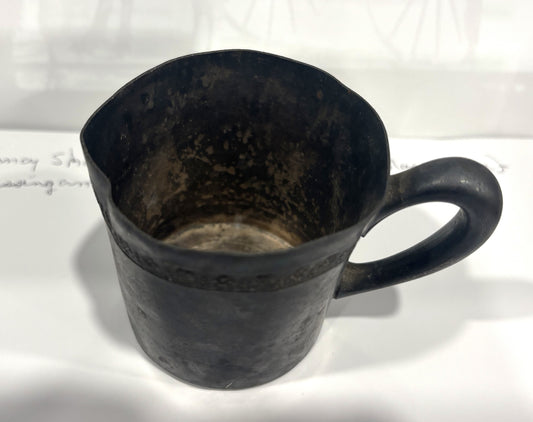 Old Small Tin Cup