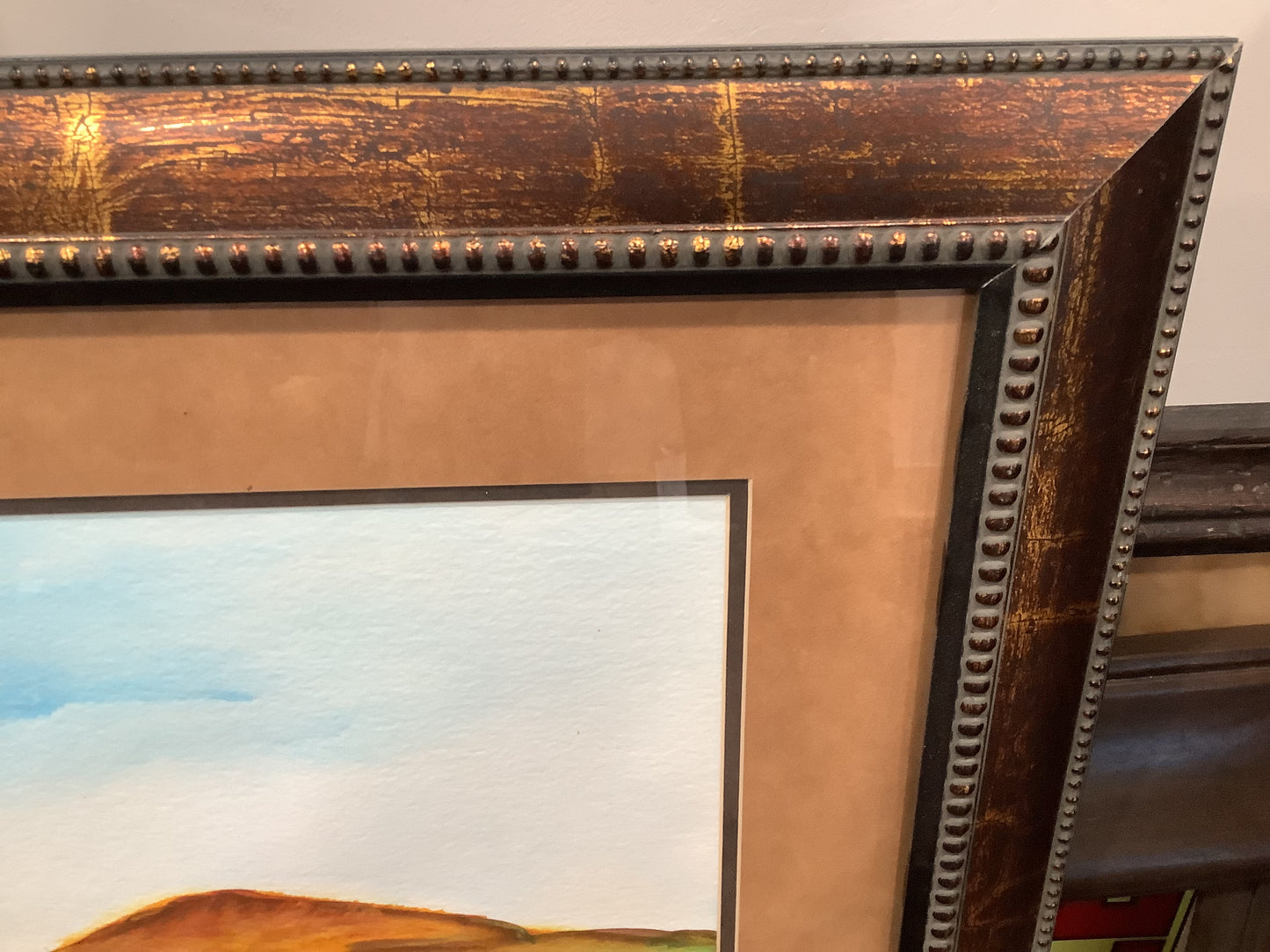 Golden Hills Bison - Original Watercolor