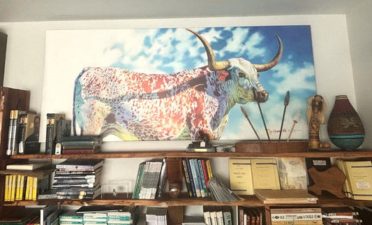 "Fairy Tales" by Sharon Markwardt; large piece - 24" x 48"