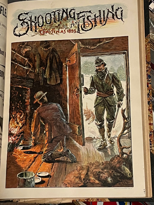 Ronson Page's "Hunting and Fishing" Bound Magazine Collection