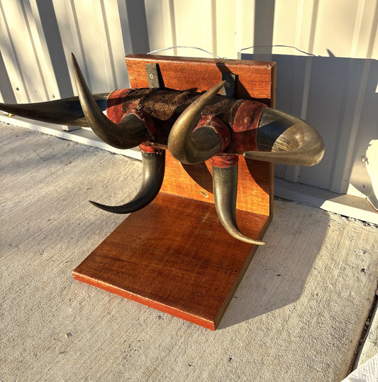 Historic - Antique Bison Horn Hat/Coat/Gun rig Rack