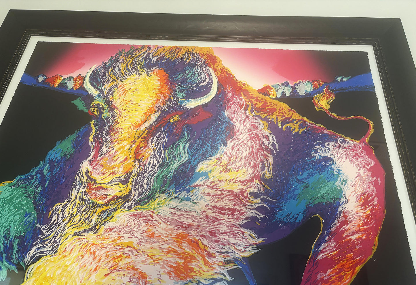 "Charging Buffalo" by Bonny Youdim Leibowitz