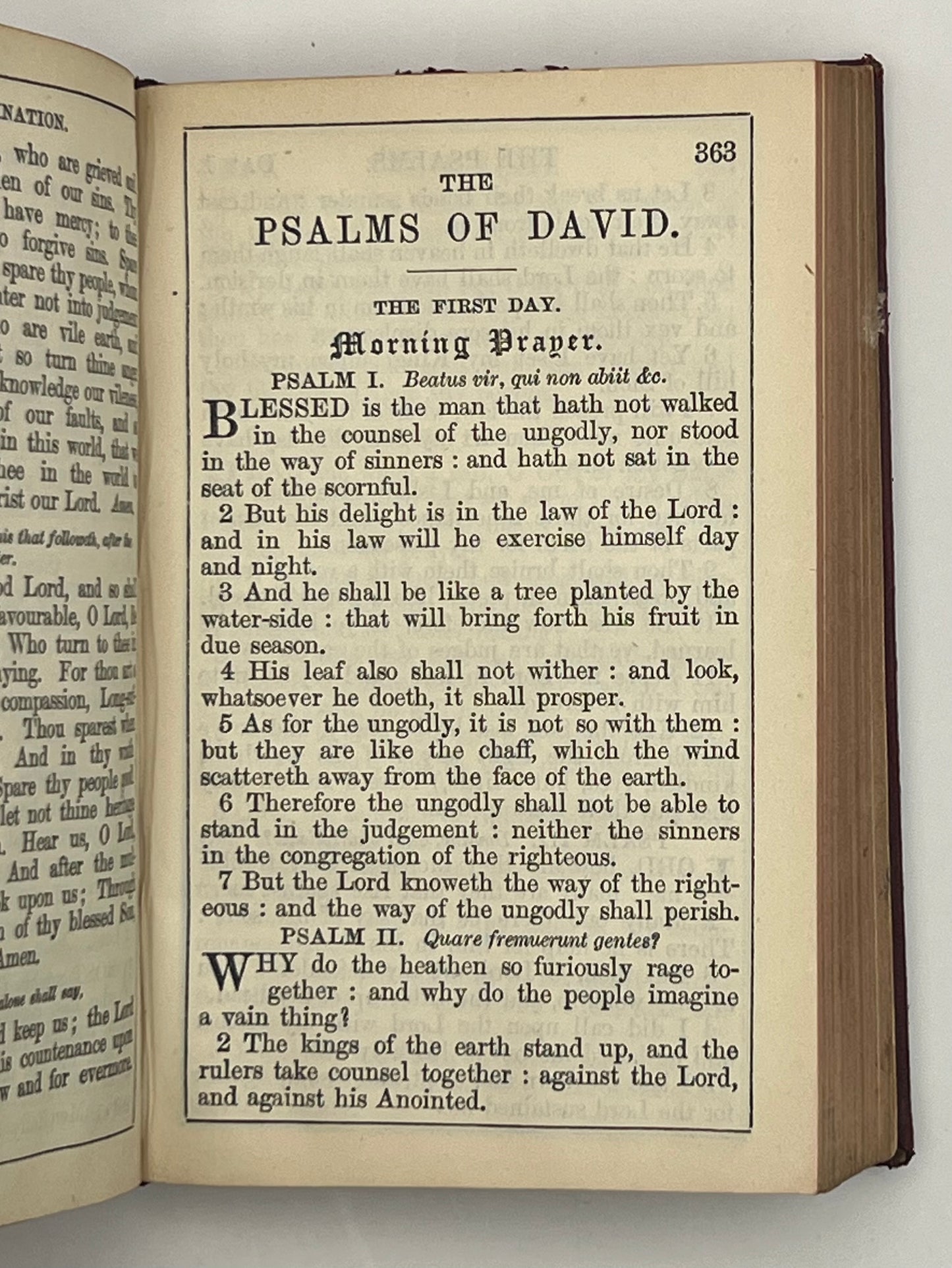 BOOKS - THE BOOK OF COMMON PRAYER - 1889