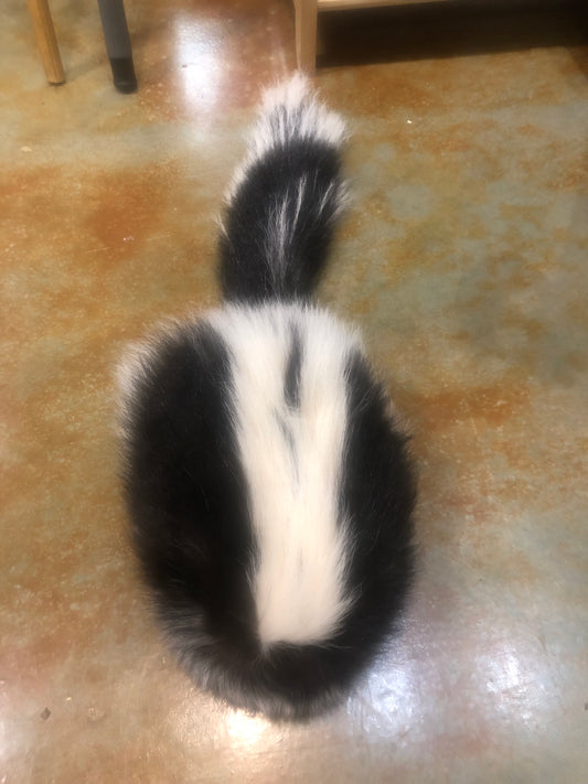 Sue Vinson Furs-hand made Frontier Style Skunk Cap