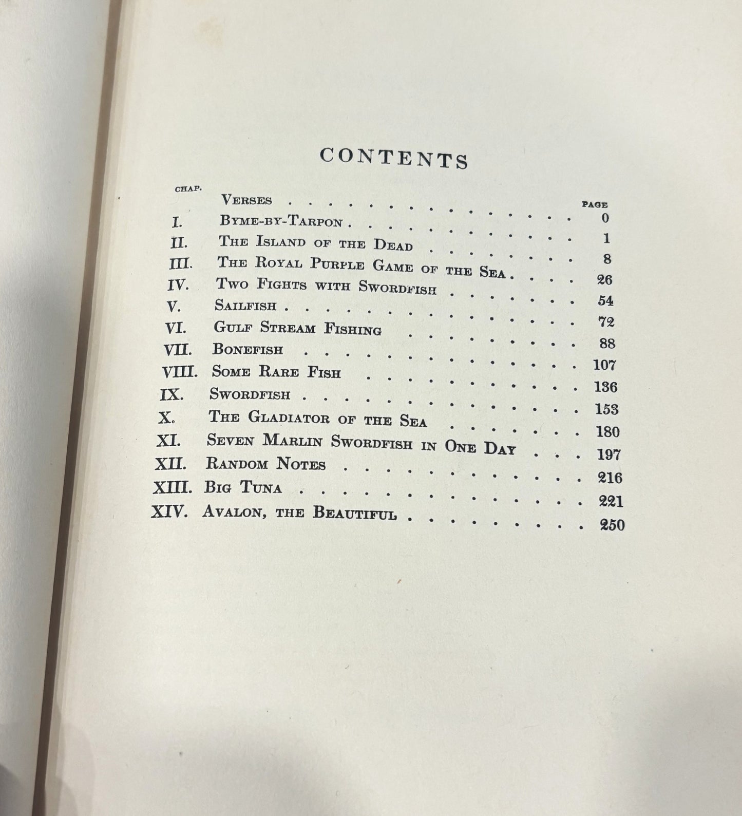 BOOKS - Tales of Fishes; Zane Grey 1919