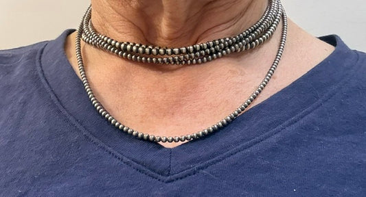 WHOLESALE LOT #38 - Navajo Pearl Collection - 3 mm and 4 mm bead necklaces and earrings