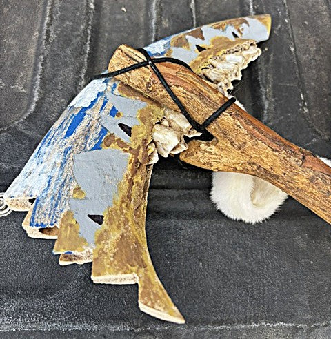 WHOLESALE LOT #4 - 2 bison jaw tomahawk/war ax reproductions
