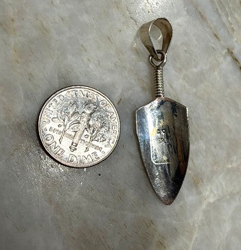 SPR - Small Sterling Silver Feather Pendant