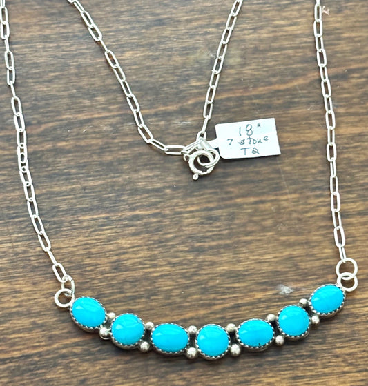 Silver Pearl Ranch - Turquoise !"Smile" necklaces