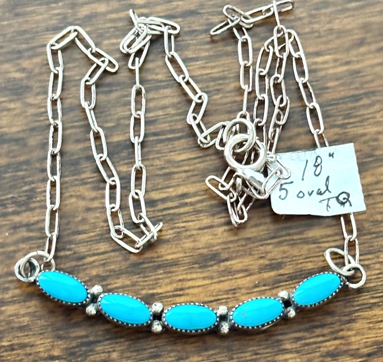 Silver Pearl Ranch - Turquoise !"Smile" necklaces
