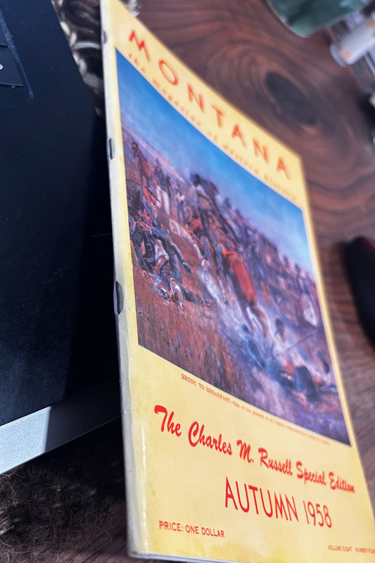 BOOKS - "The Charles M. Russell Special Edition" - Autumn 1958 - Montana Magazine