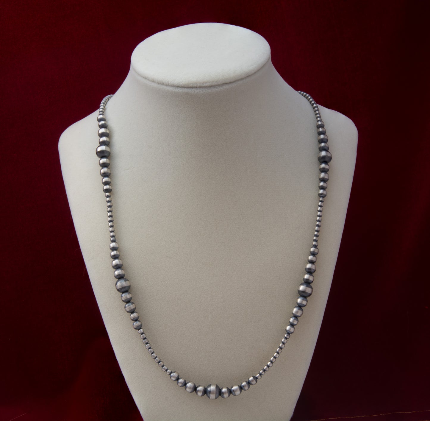 Silver Pearl Ranch - Navajo Pearls Necklace - Mixed Beads 5