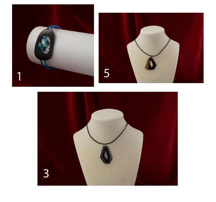 Unique and Beautiful -Featherweight American Bison Horn neck wear (and one bracelet!)