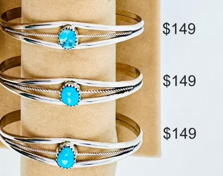 Silver Pearl Ranch - Light Weight Sterling bracelets