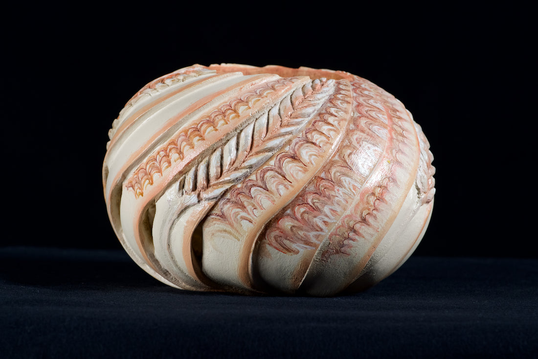 My last Carved Gourd from Joyce Meck